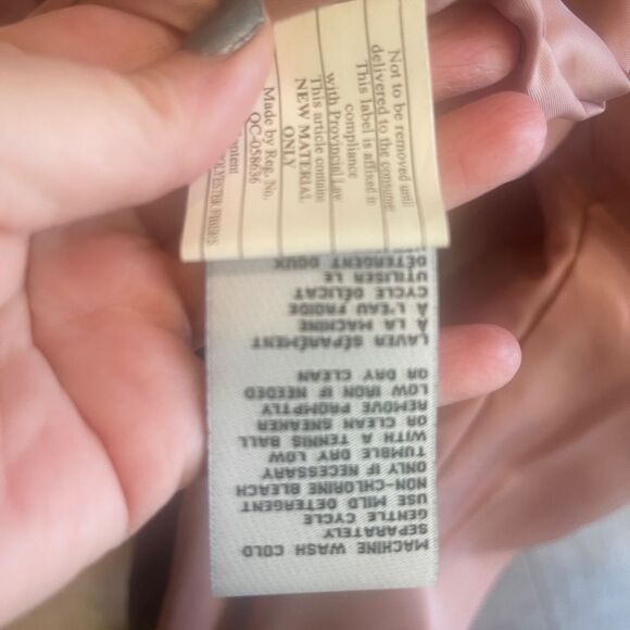 Kate Spade ♠️ Black Puffer Jacket with Rose Pink Interior & Accents! - Picture 10 of 15